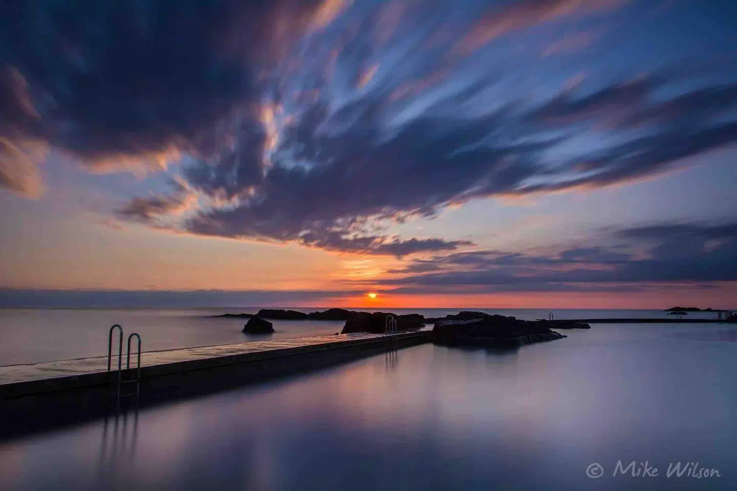 Bude Seapool Sunset